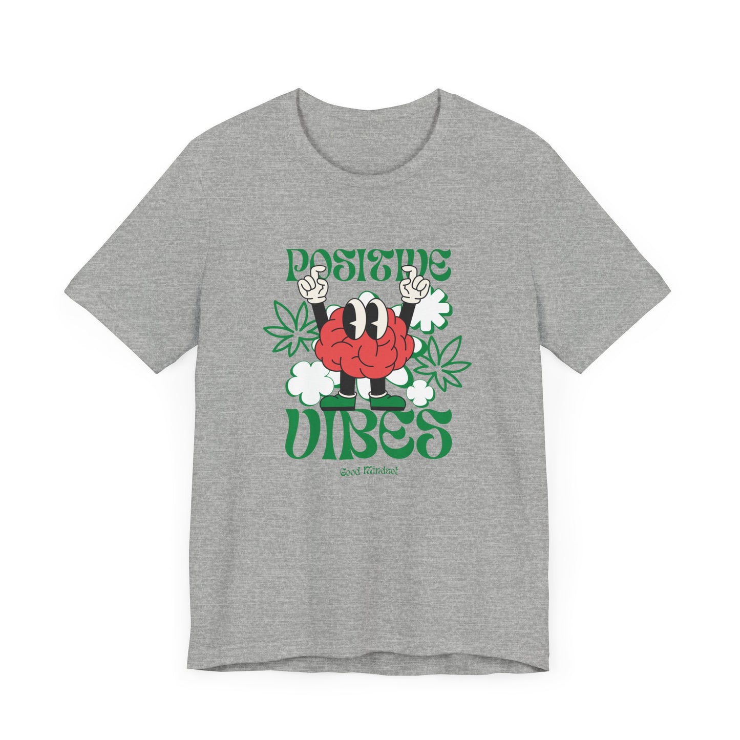 Positive Vibes (Cannabis) Jersey Short Sleeve Tee