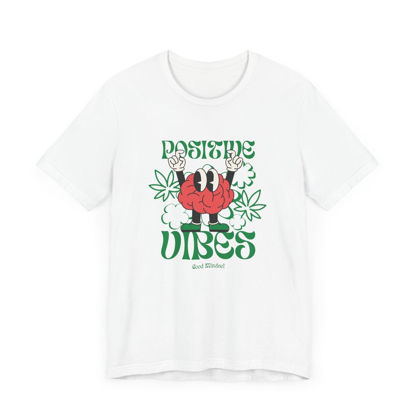 Positive Vibes (Cannabis) Jersey Short Sleeve Tee