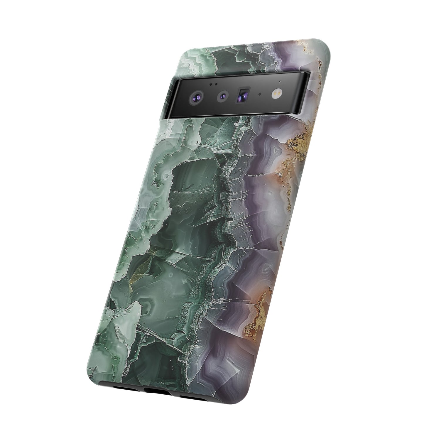 Emerald and Amethyst Tough Phone Case