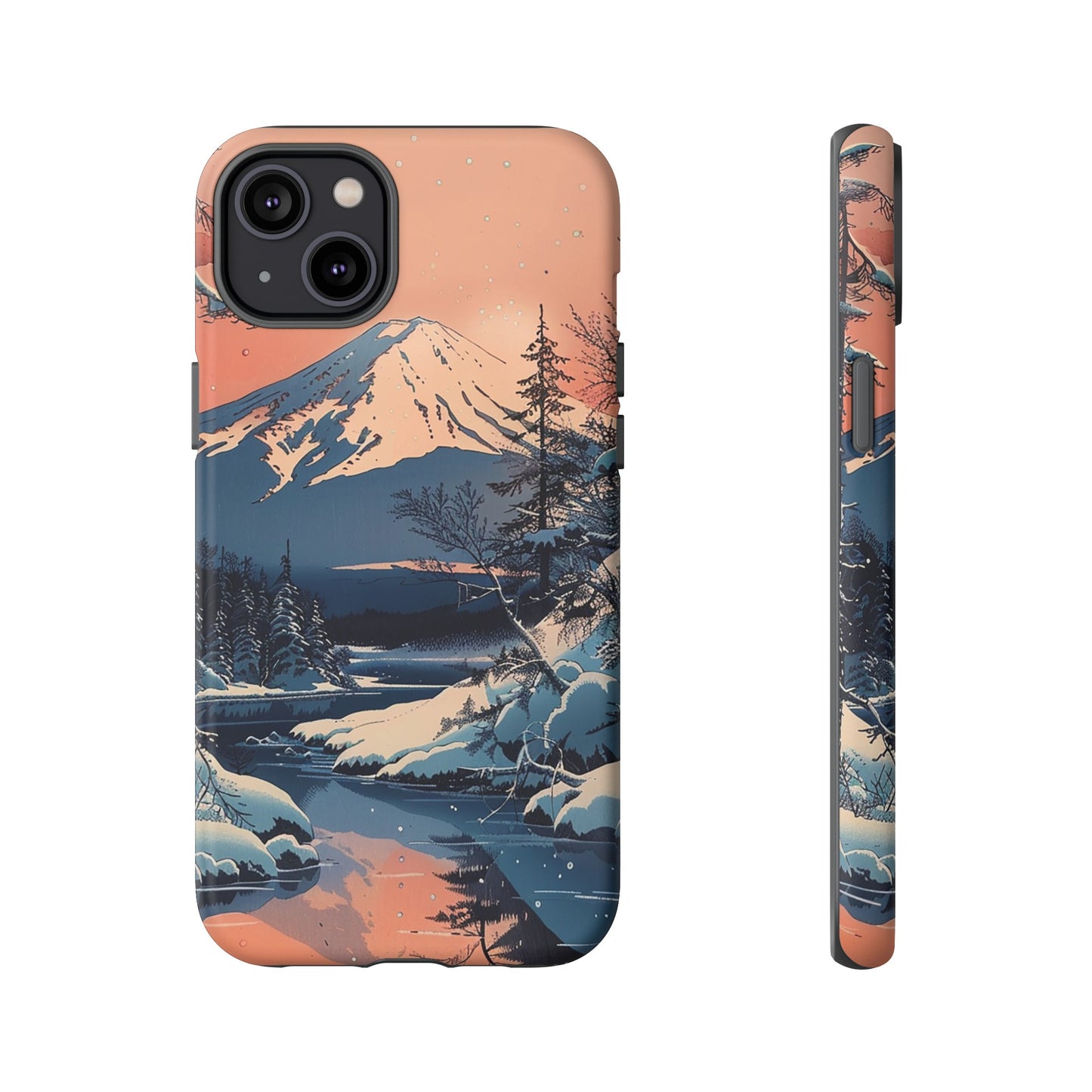 Snow Covered Mountain Tough Phone Case