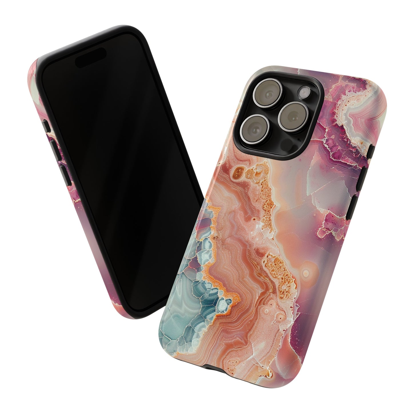 Pink Agate Tough Phone Case