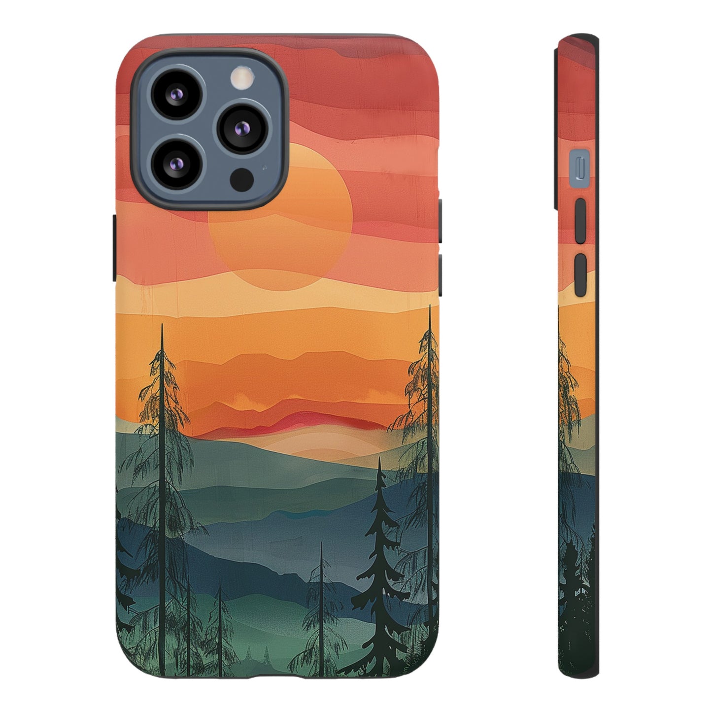 Forest Sunset Tough Phone Case