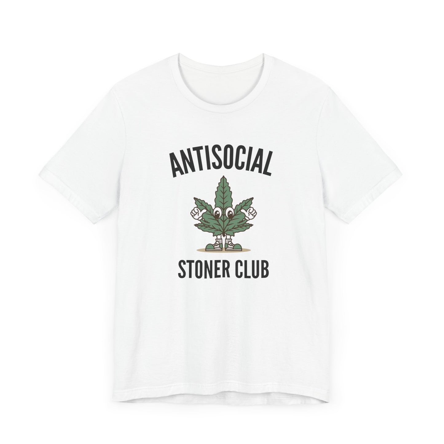 Antisocial Stoner Club (Cannabis) Jersey Short Sleeve Tee