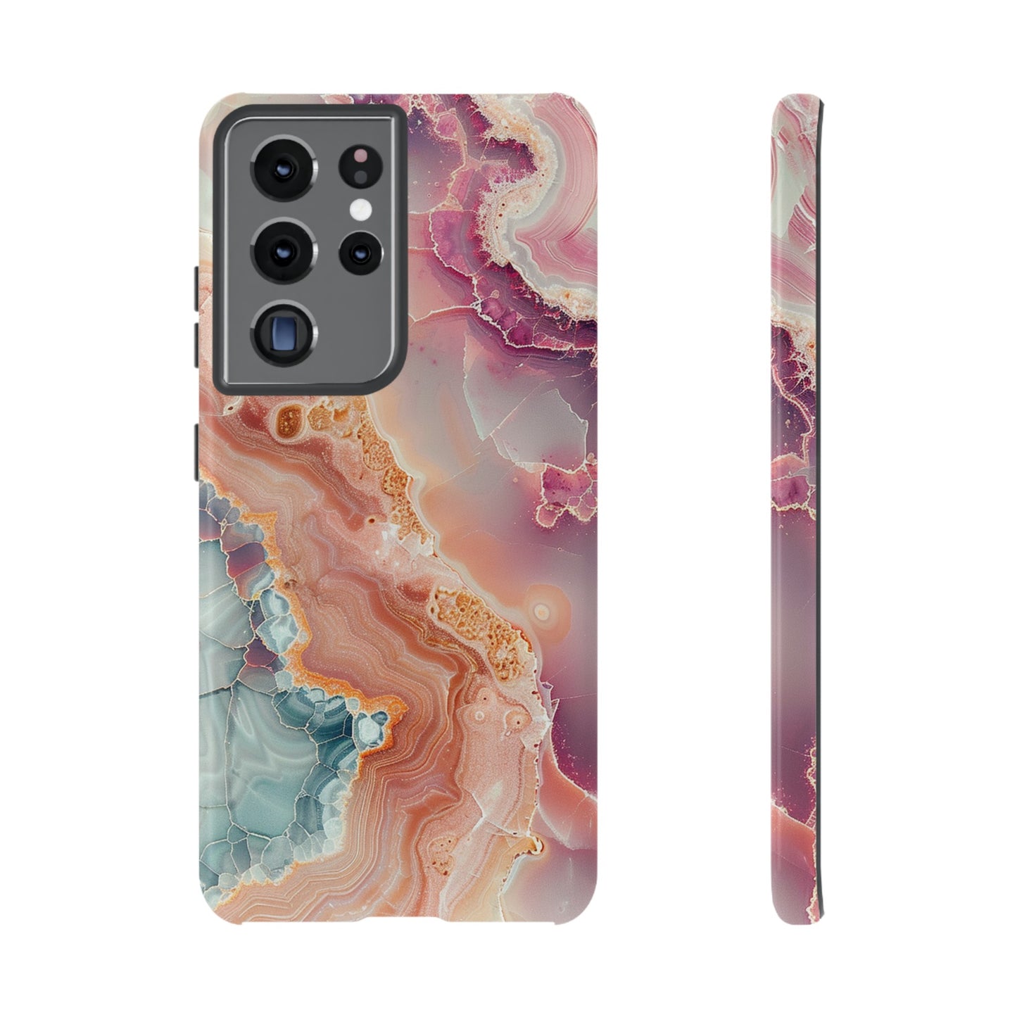 Pink Agate Tough Phone Case