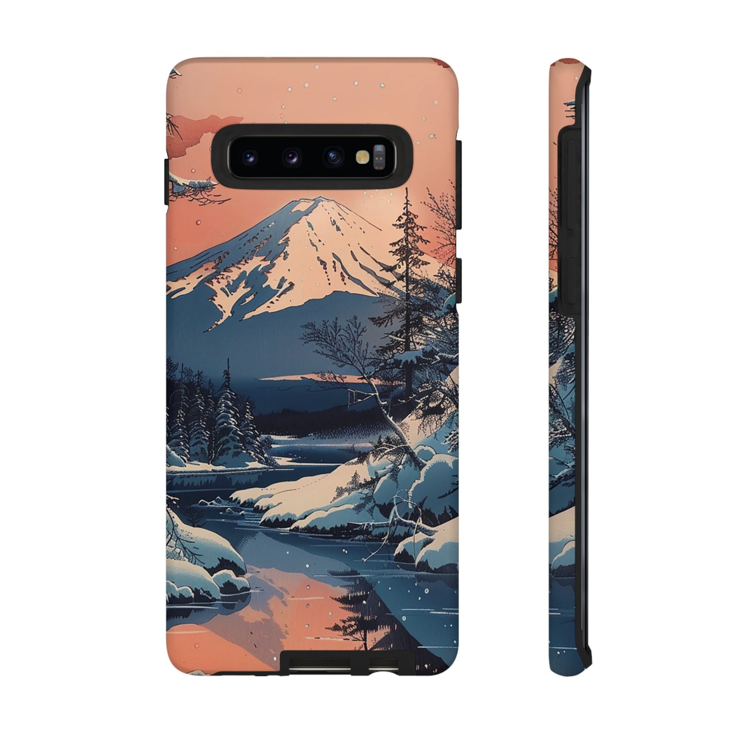 Snow Covered Mountain Tough Phone Case