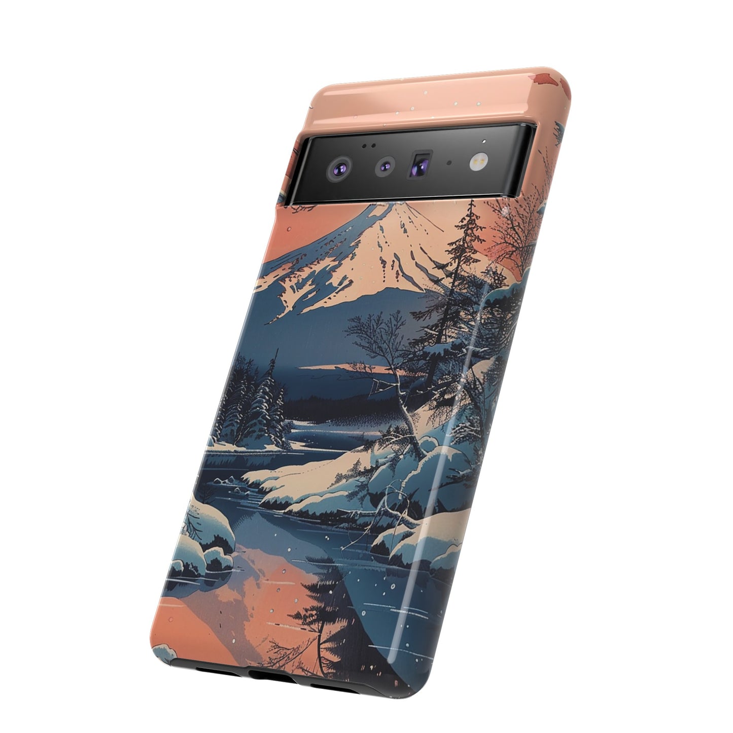 Snow Covered Mountain Tough Phone Case