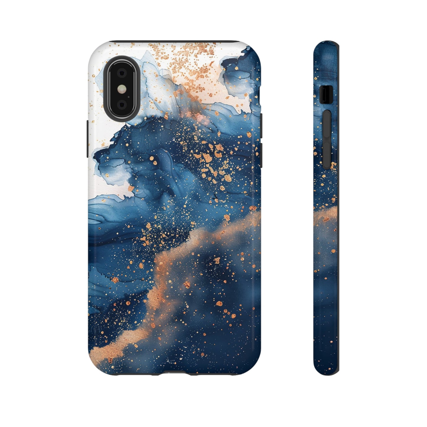 Blue Watercolors Tough Phone Case