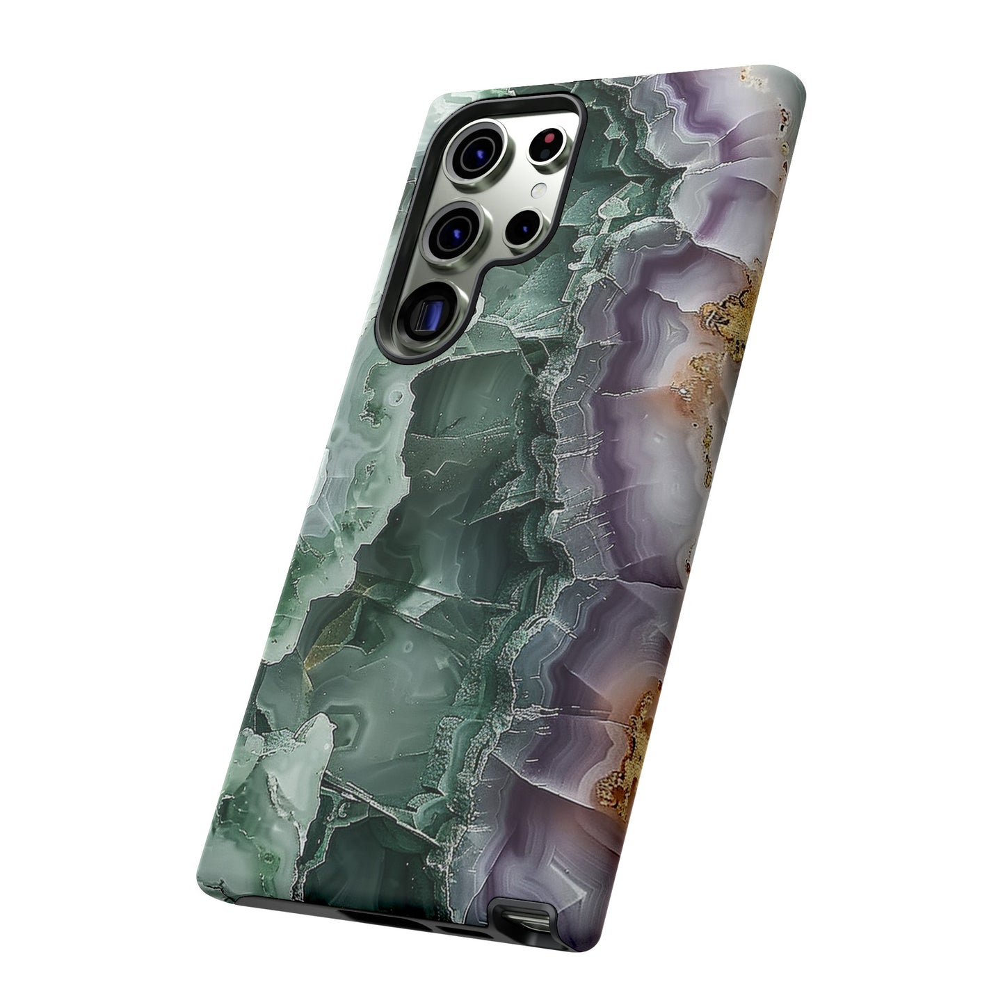 Emerald and Amethyst Tough Phone Case