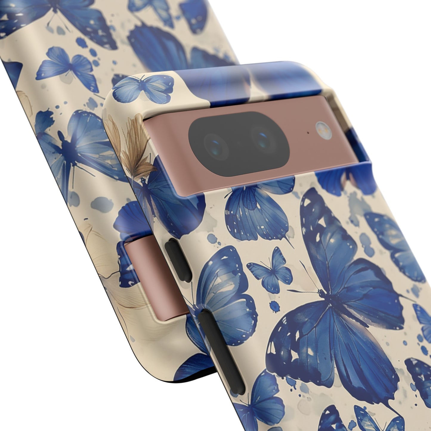 Blue Butterfly Tough Phone Case