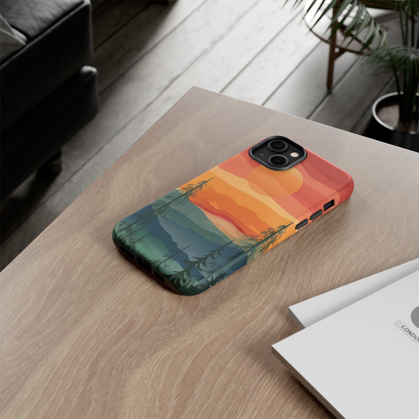 Forest Sunset Tough Phone Case