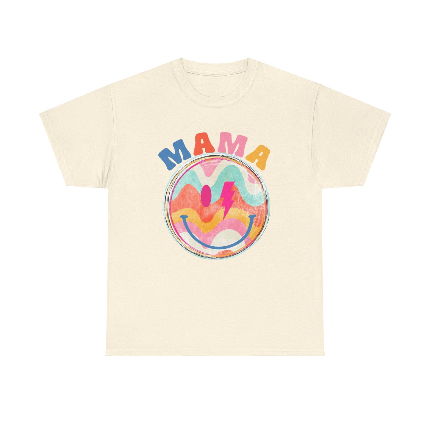 Retro 70's MAMA Smiley Face Unisex Tee