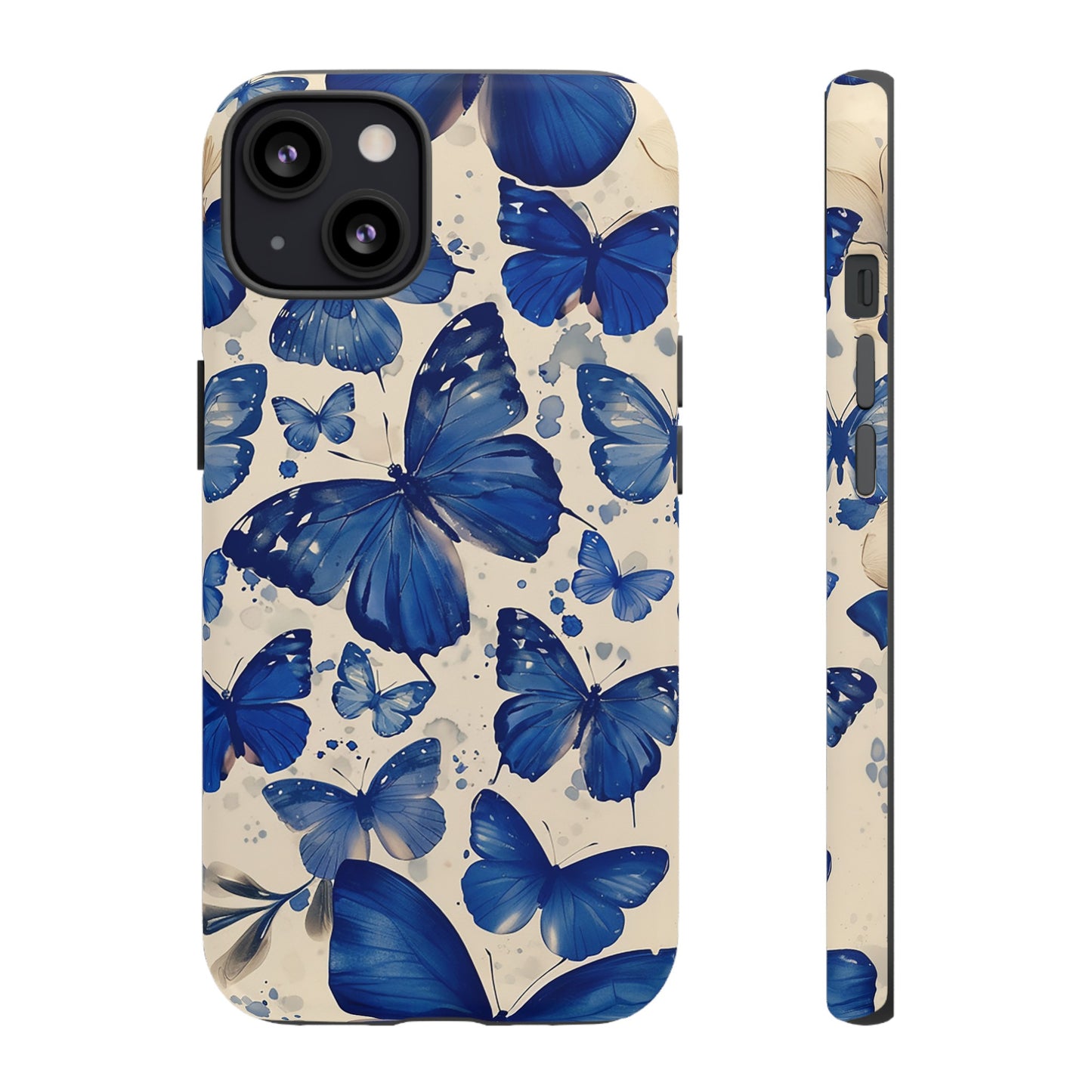 Blue Butterfly Tough Phone Case