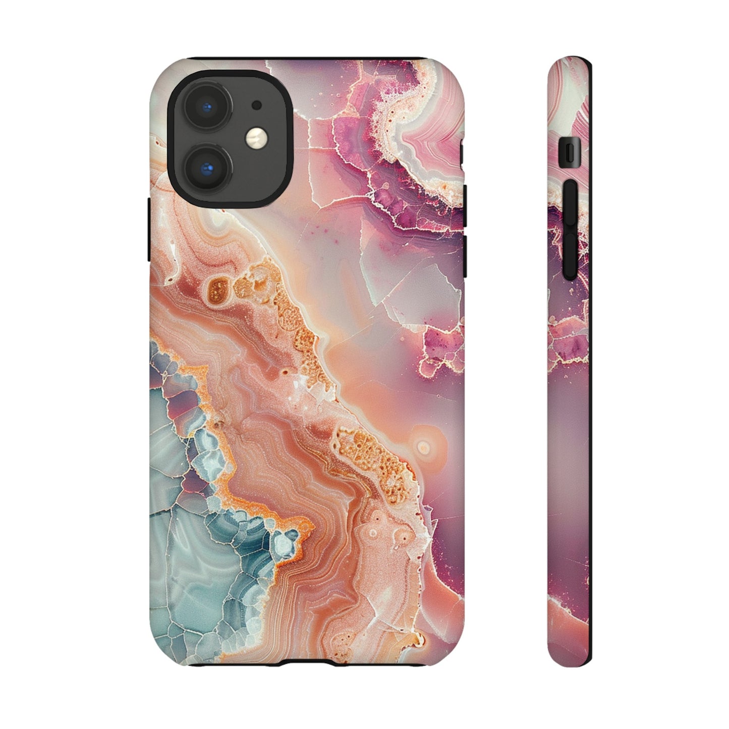 Pink Agate Tough Phone Case