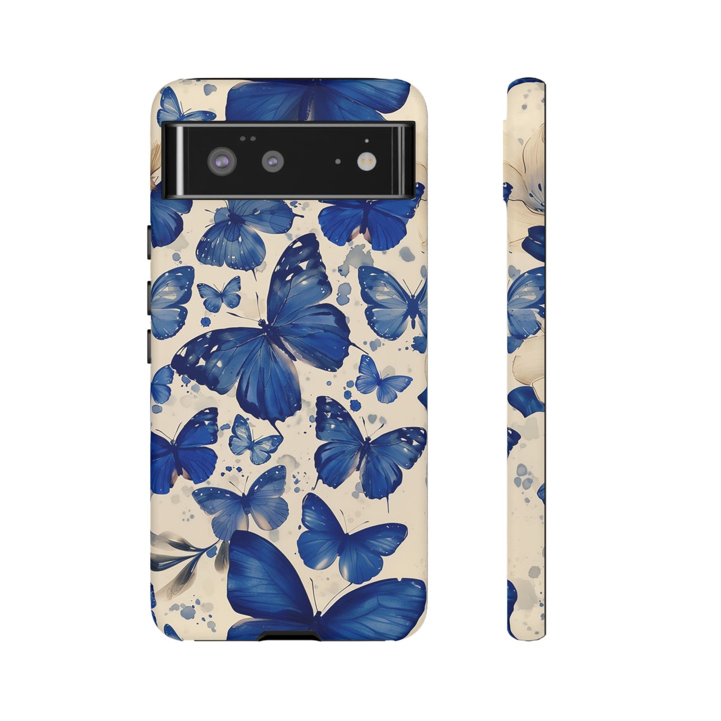 Blue Butterfly Tough Phone Case