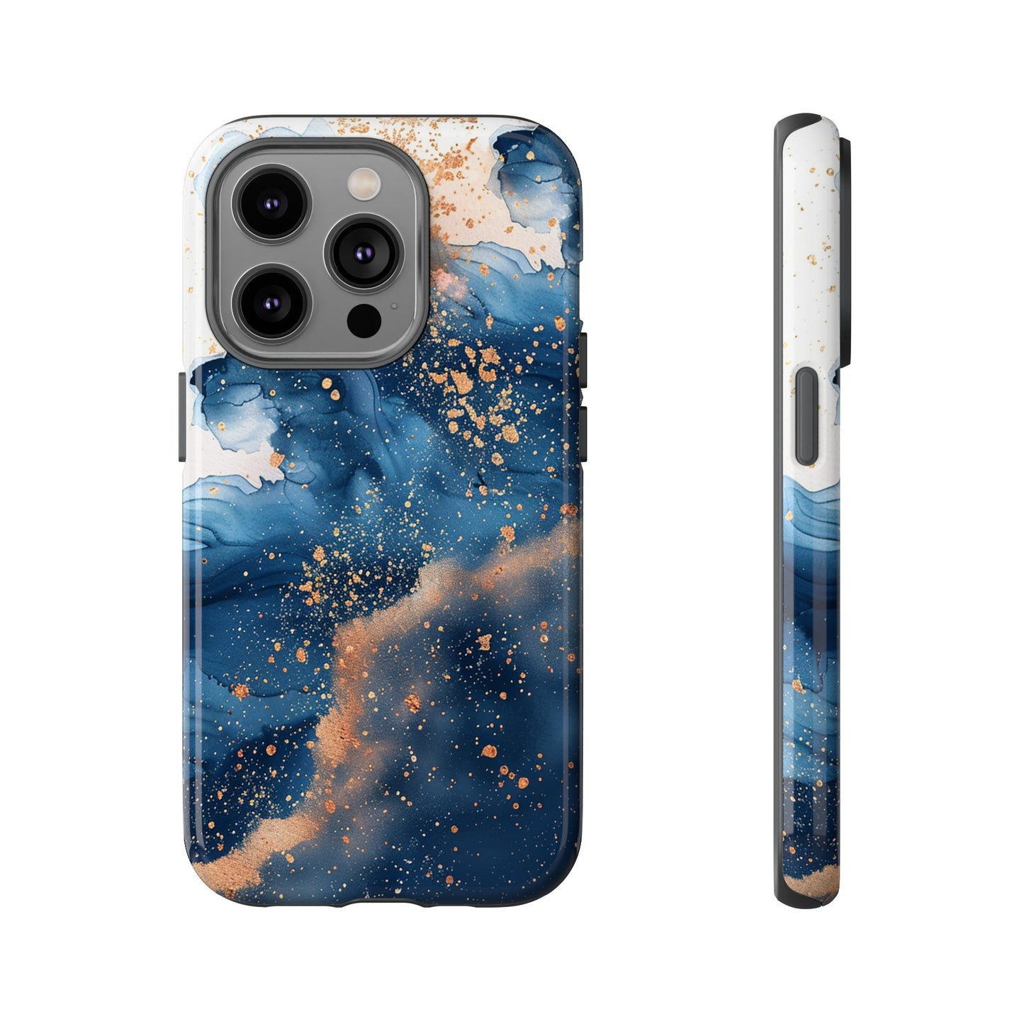 Blue Watercolors Tough Phone Case