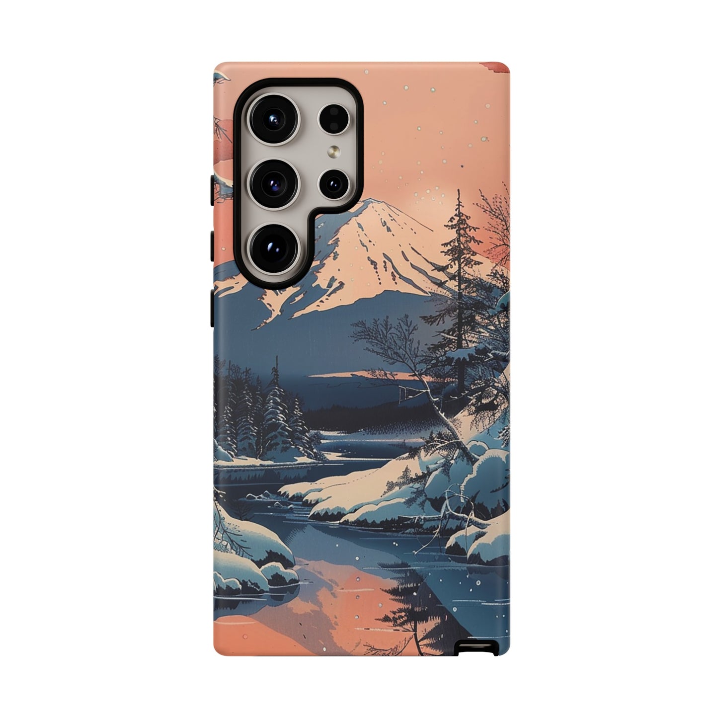 Snow Covered Mountain Tough Phone Case