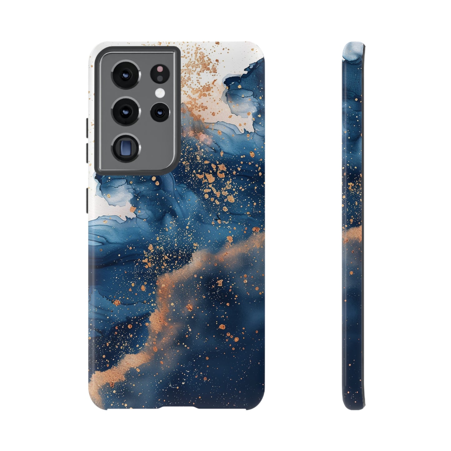 Blue Watercolors Tough Phone Case