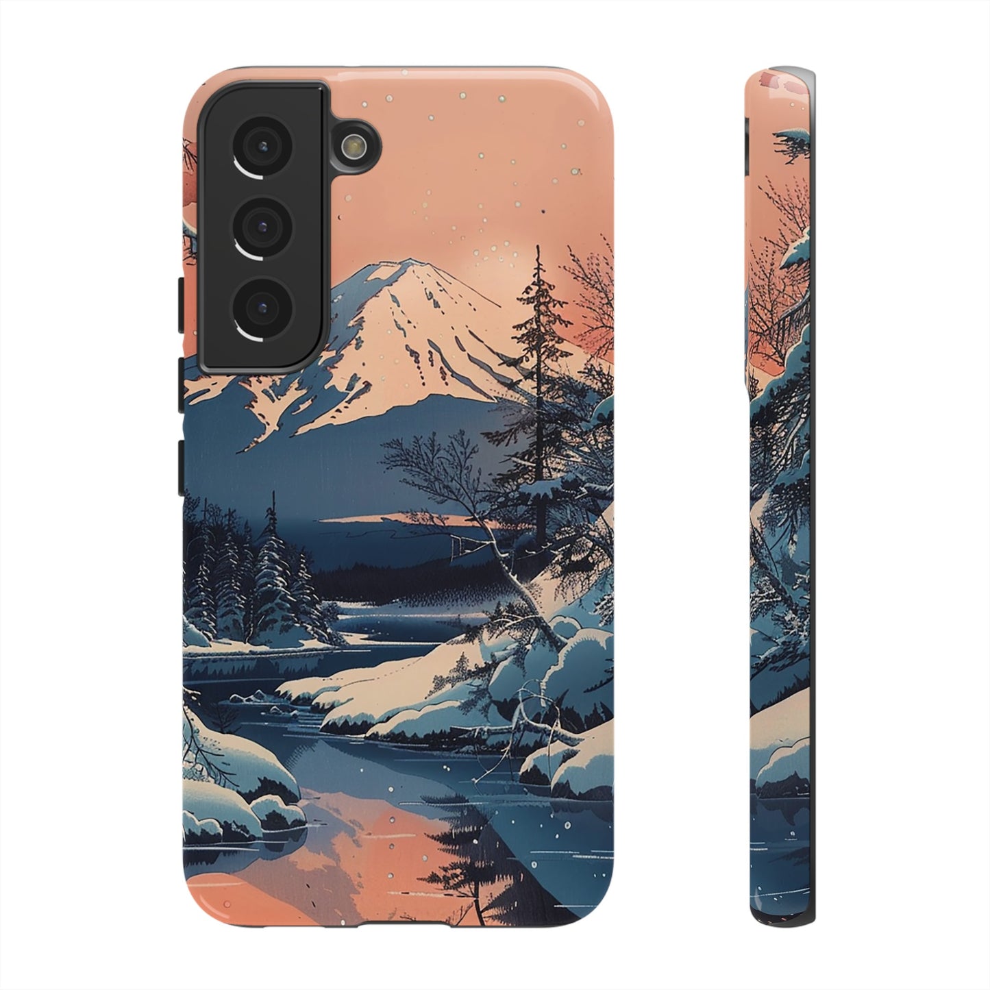 Snow Covered Mountain Tough Phone Case