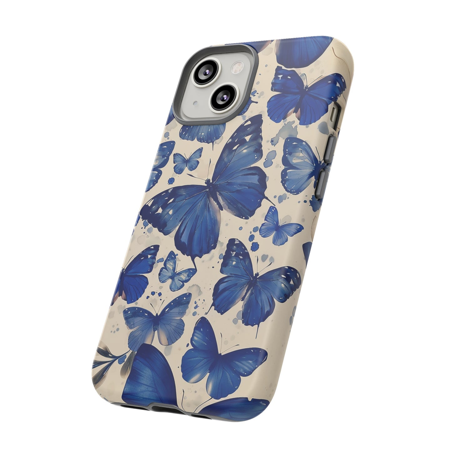 Blue Butterfly Tough Phone Case