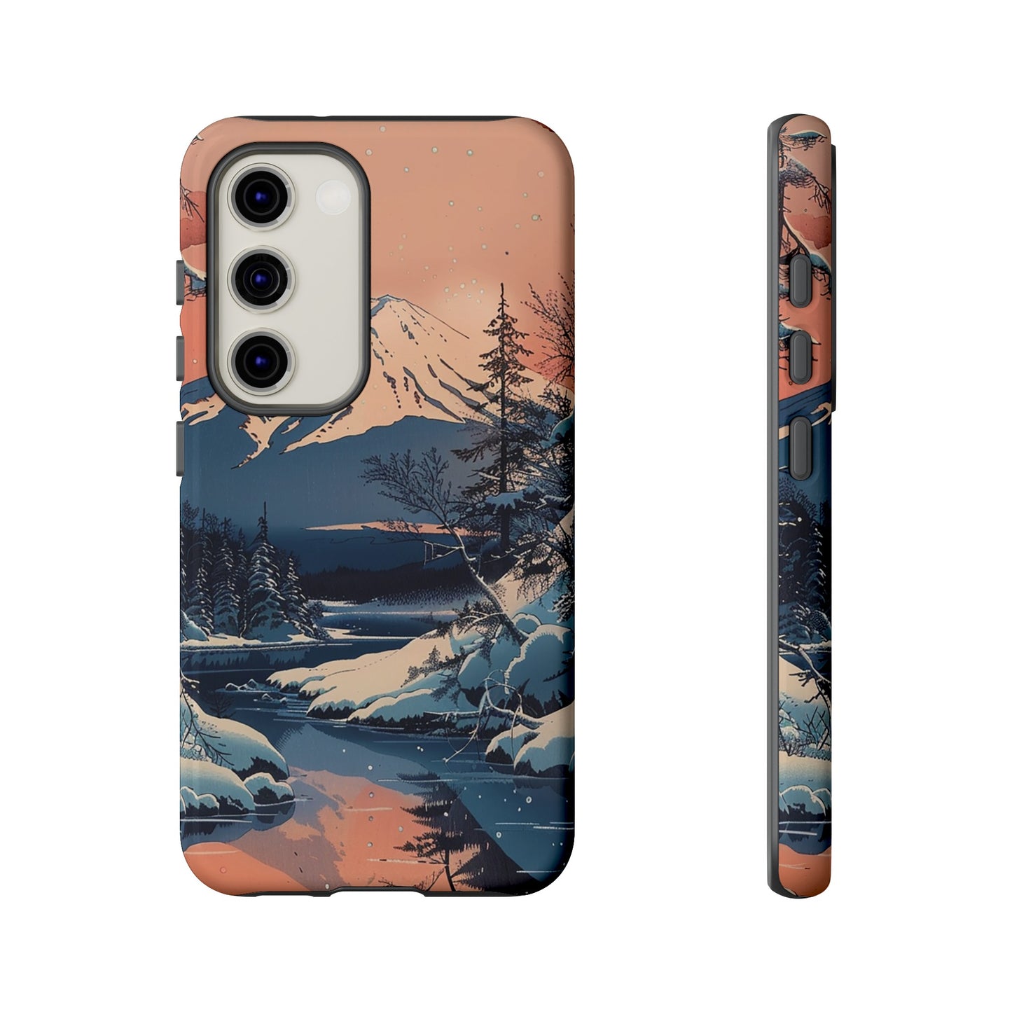 Snow Covered Mountain Tough Phone Case