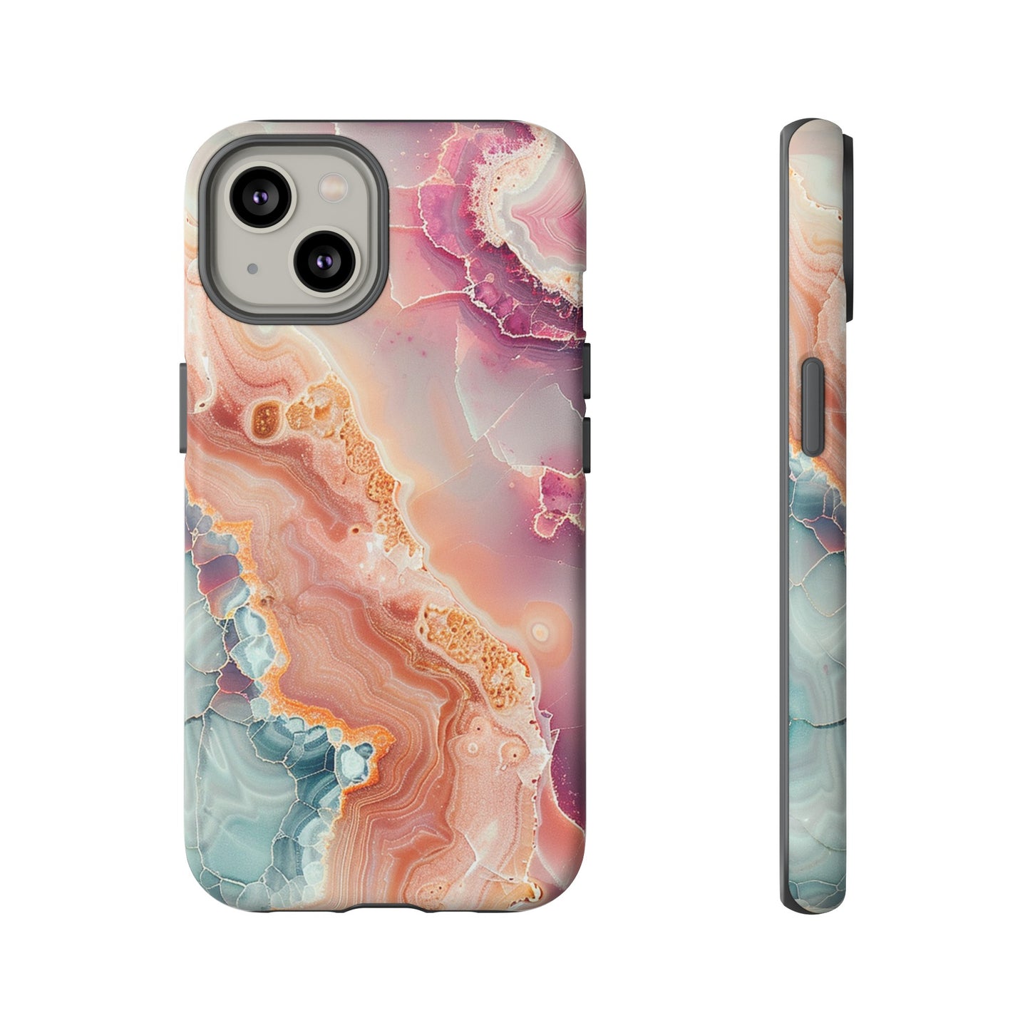 Pink Agate Tough Phone Case