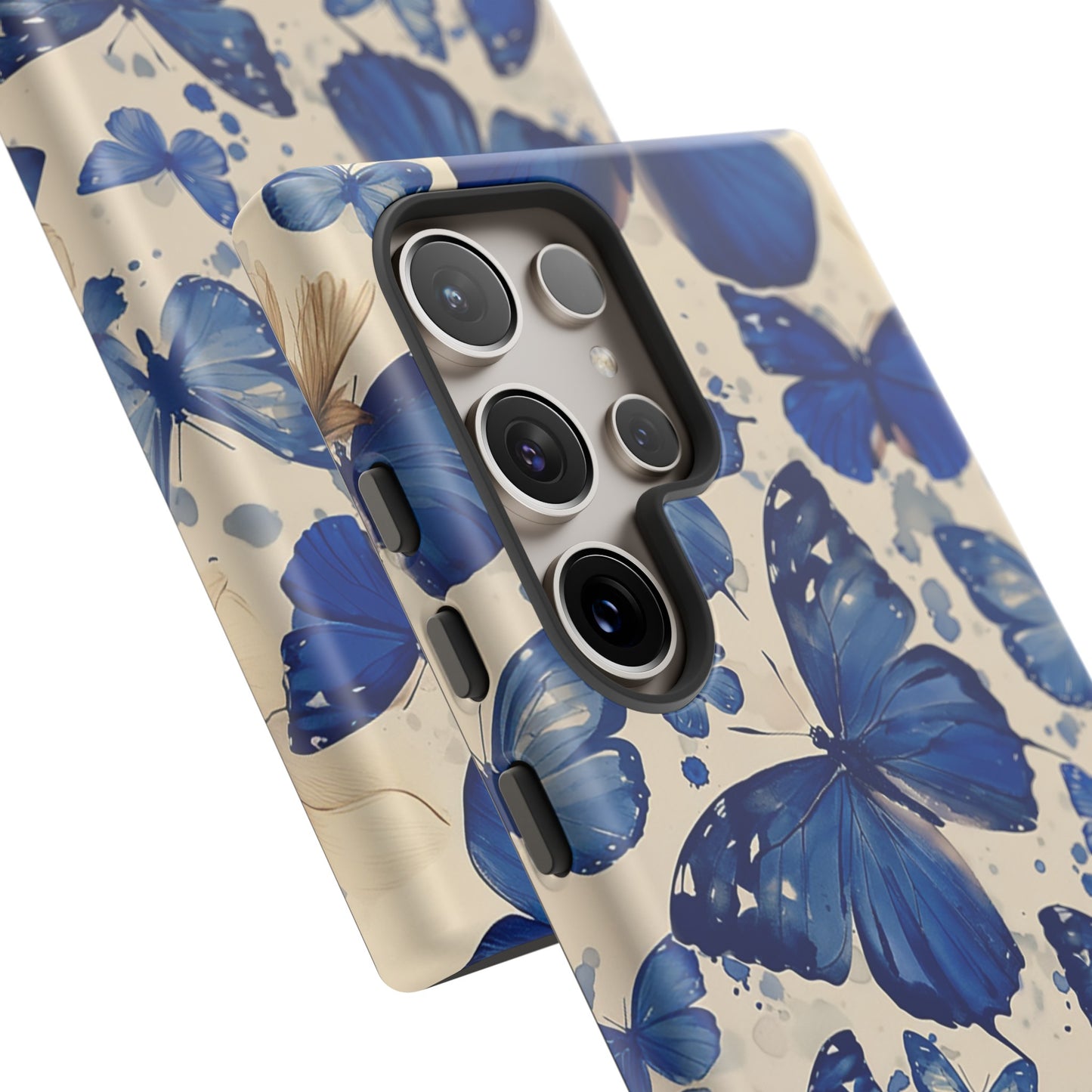 Blue Butterfly Tough Phone Case