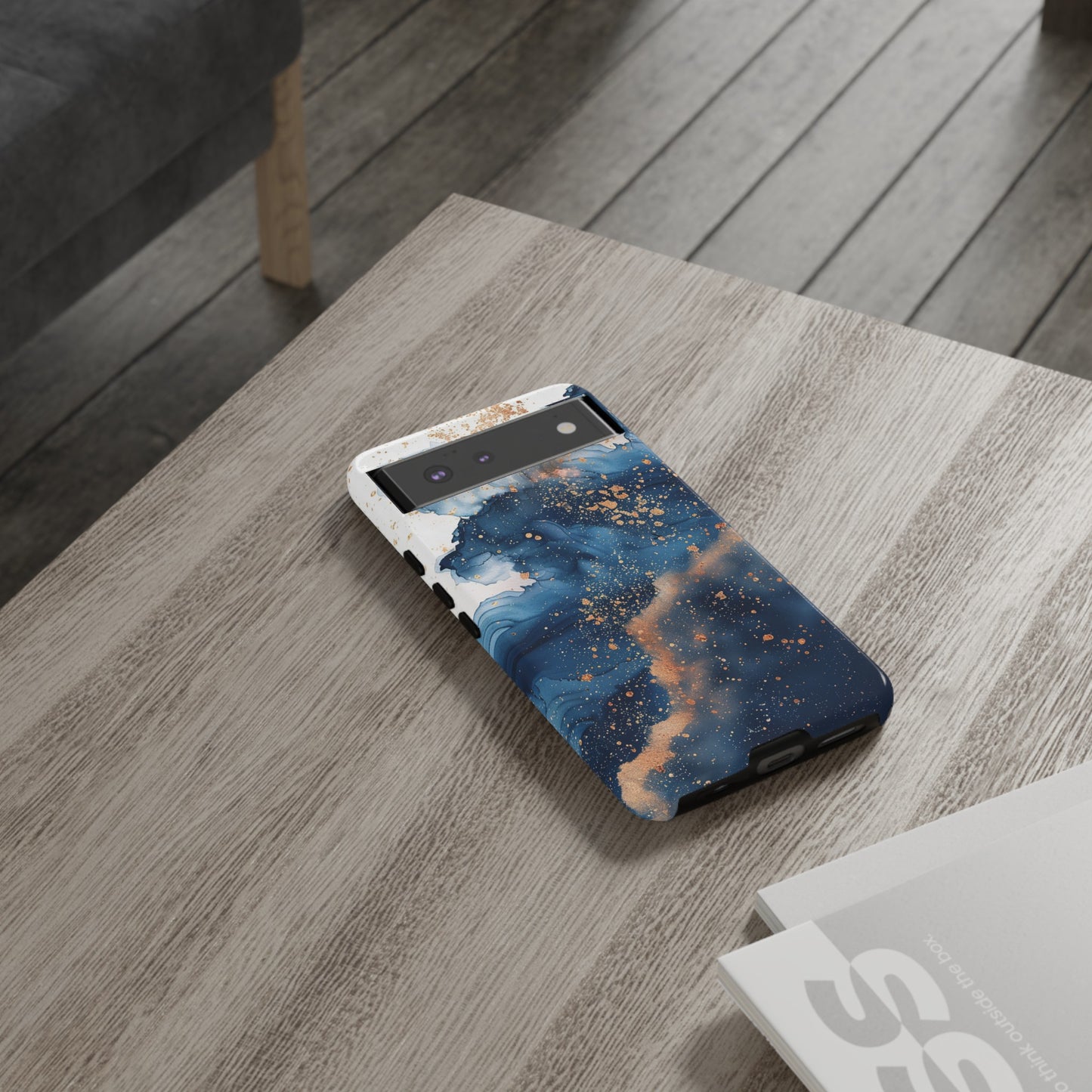 Blue Watercolors Tough Phone Case