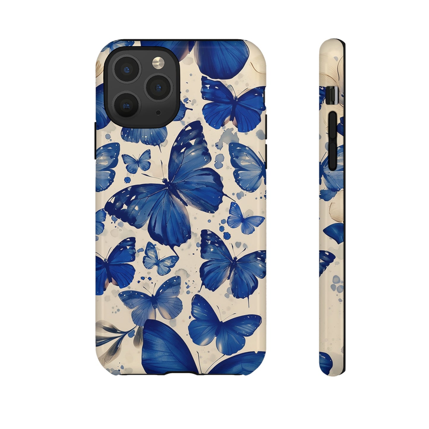 Blue Butterfly Tough Phone Case