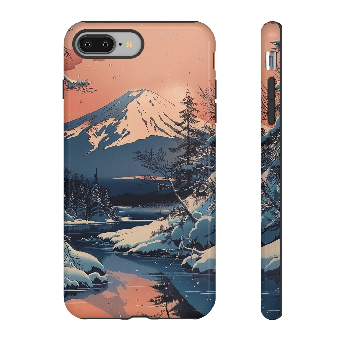 Snow Covered Mountain Tough Phone Case