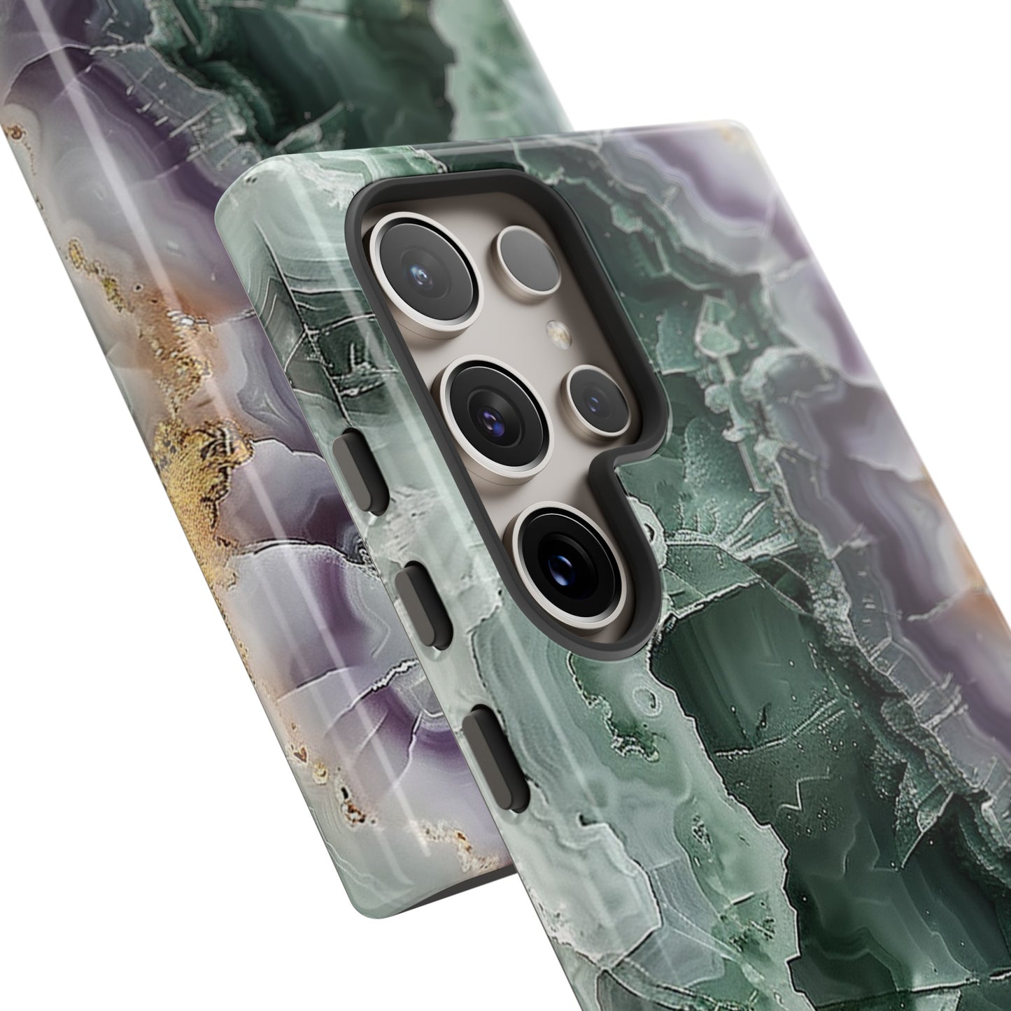 Emerald and Amethyst Tough Phone Case