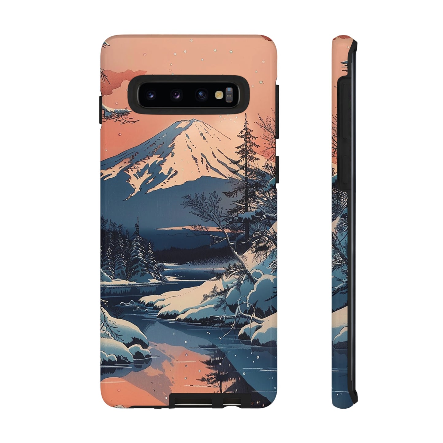 Snow Covered Mountain Tough Phone Case