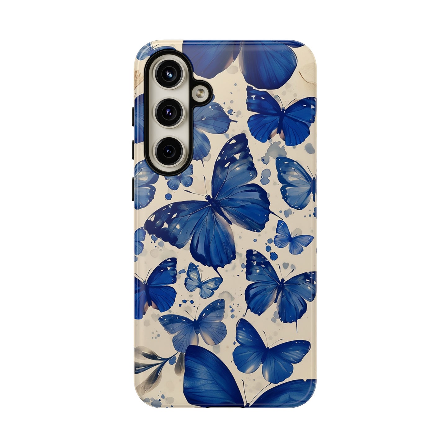 Blue Butterfly Tough Phone Case