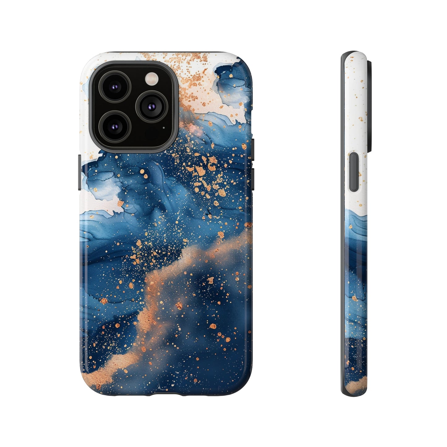 Blue Watercolors Tough Phone Case