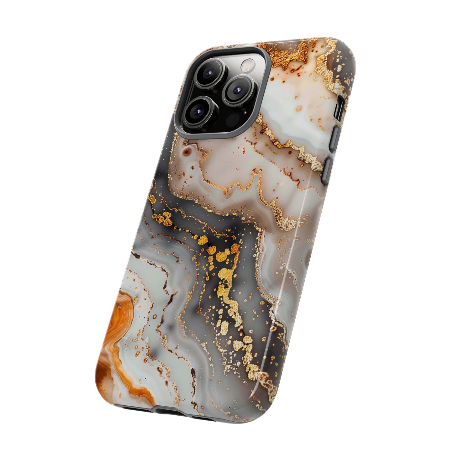 Gold Agate Tough Phone Case