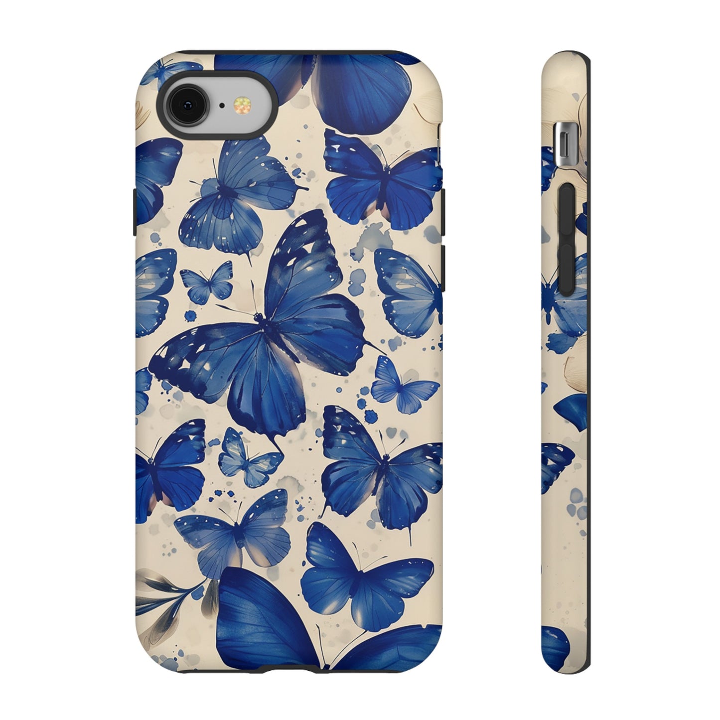 Blue Butterfly Tough Phone Case