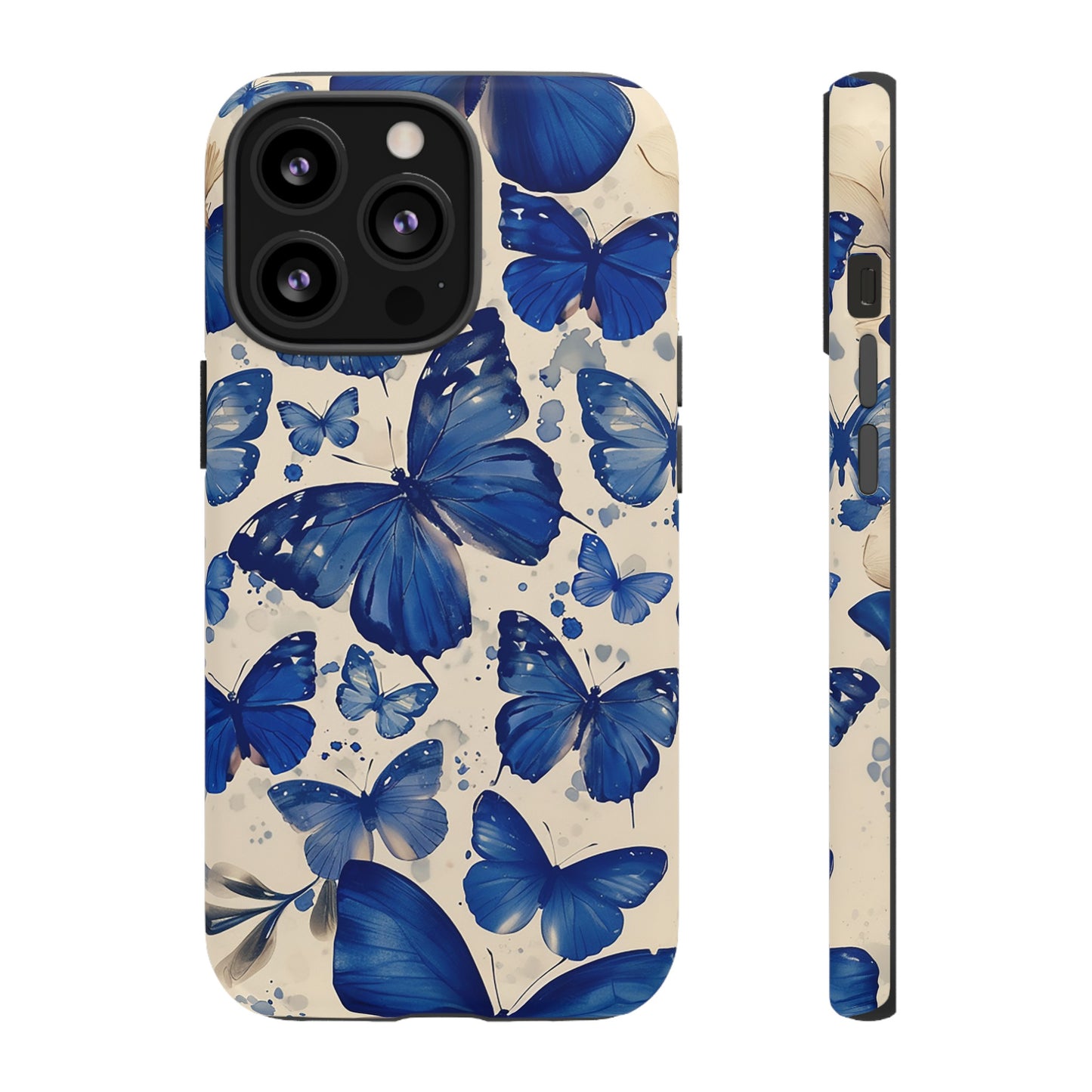 Blue Butterfly Tough Phone Case