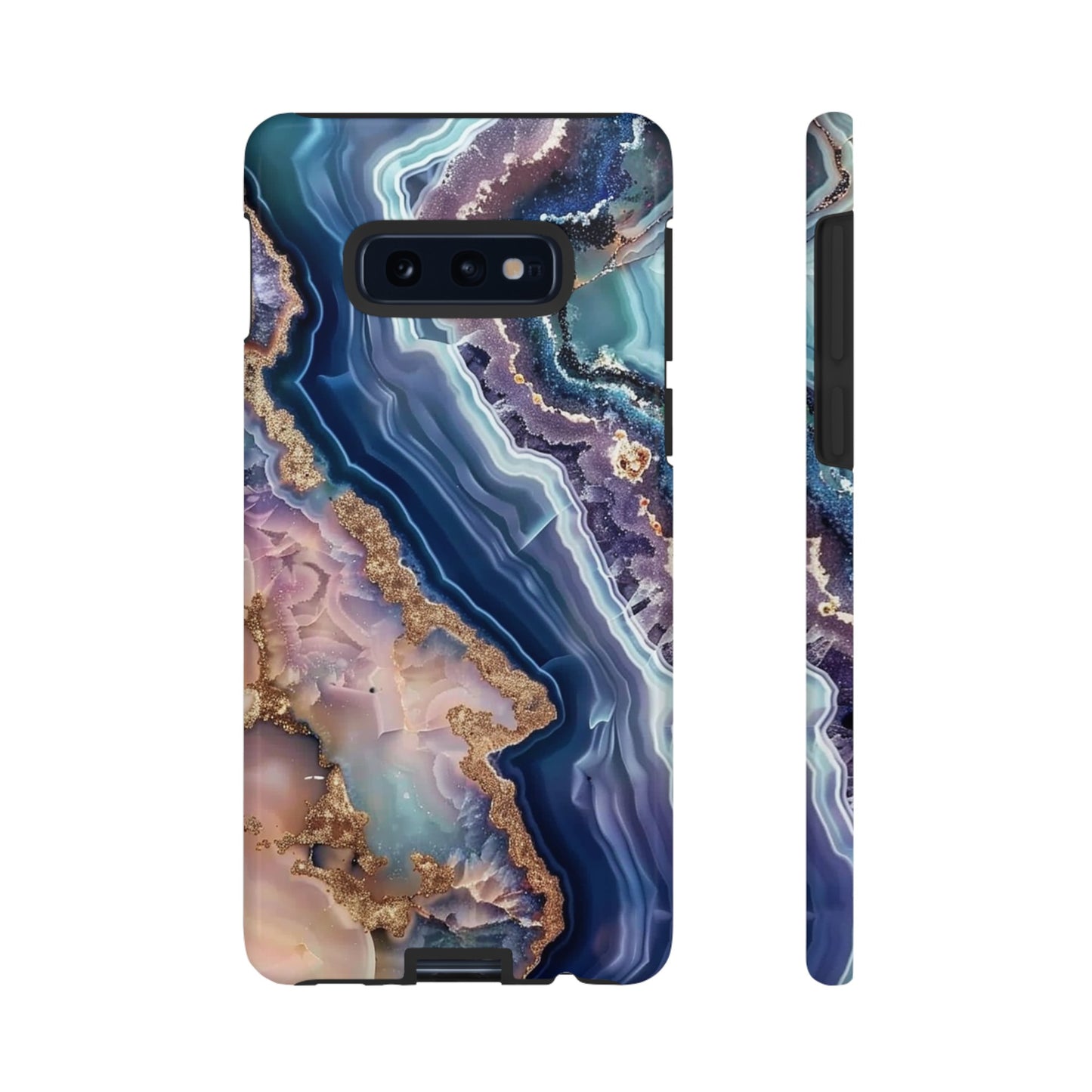 Pink and Blue Agate Tough Phone Case