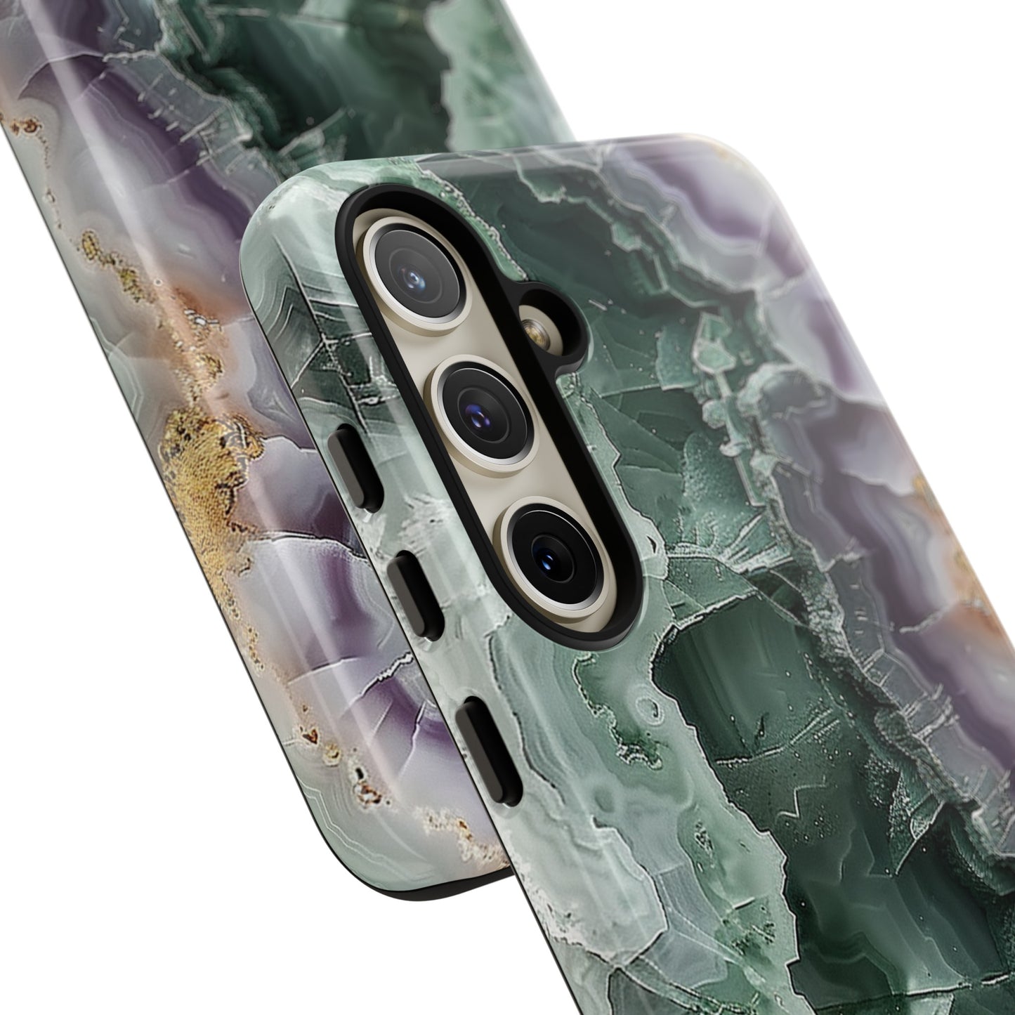 Emerald and Amethyst Tough Phone Case