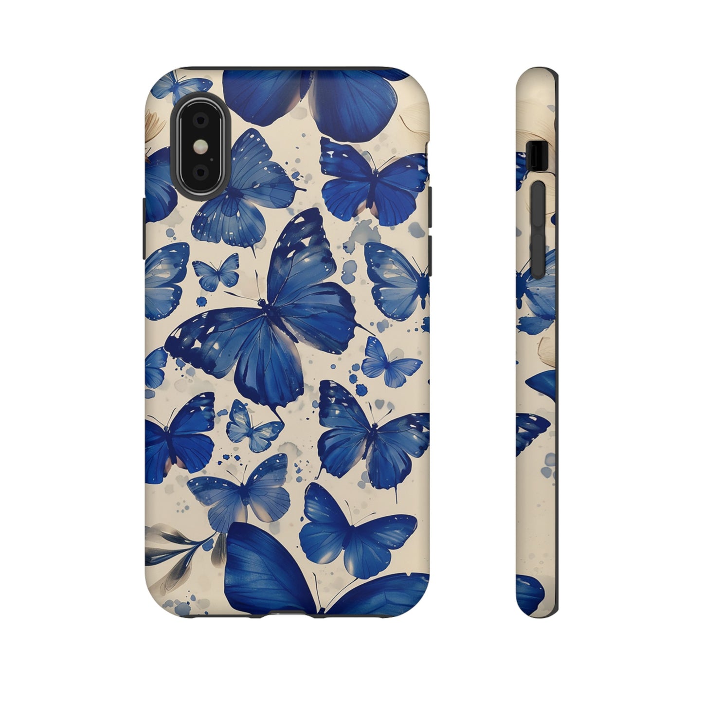 Blue Butterfly Tough Phone Case