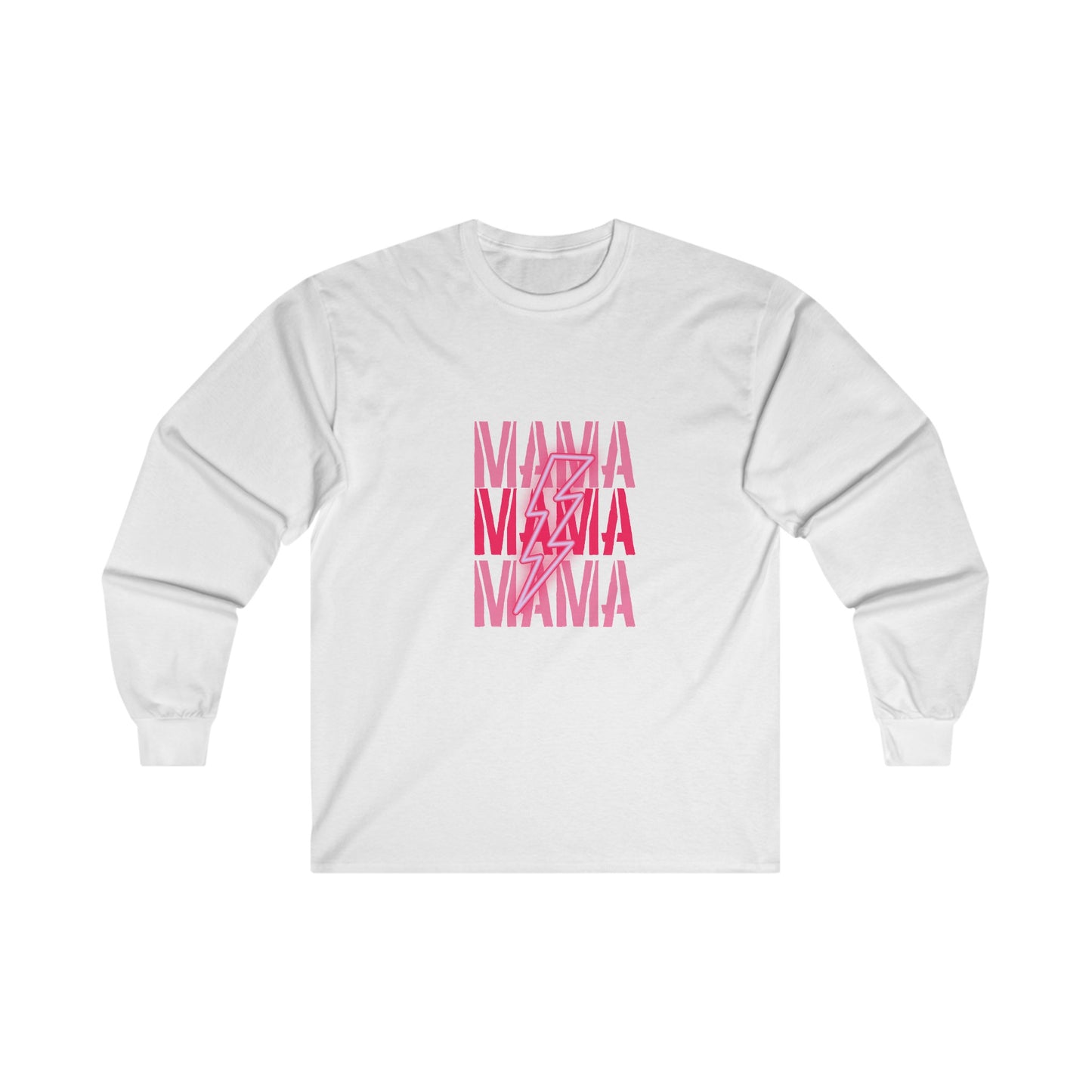 MAMA Lightning Bolt Unisex Ultra Cotton Long Sleeve Tee