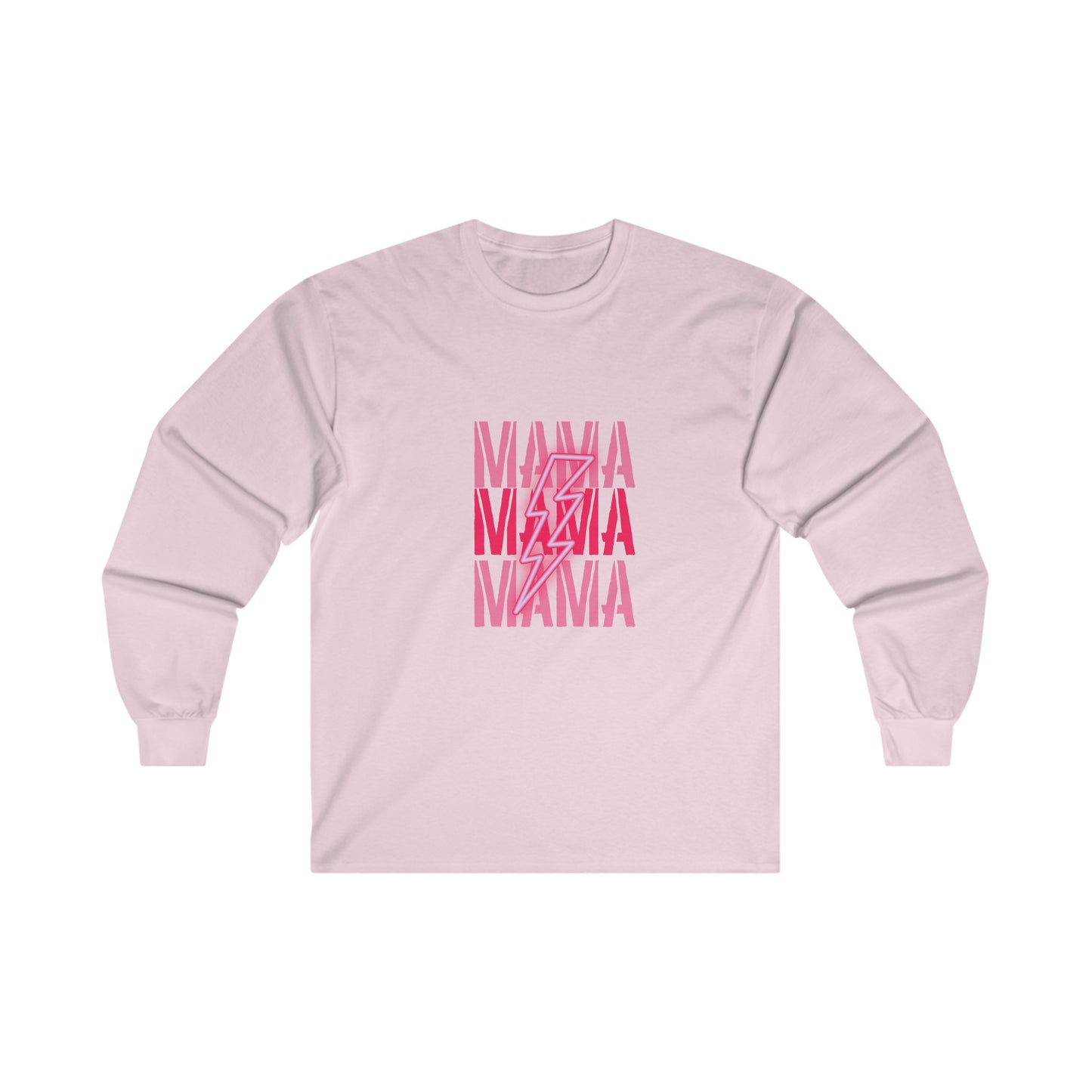 MAMA Lightning Bolt Unisex Ultra Cotton Long Sleeve Tee