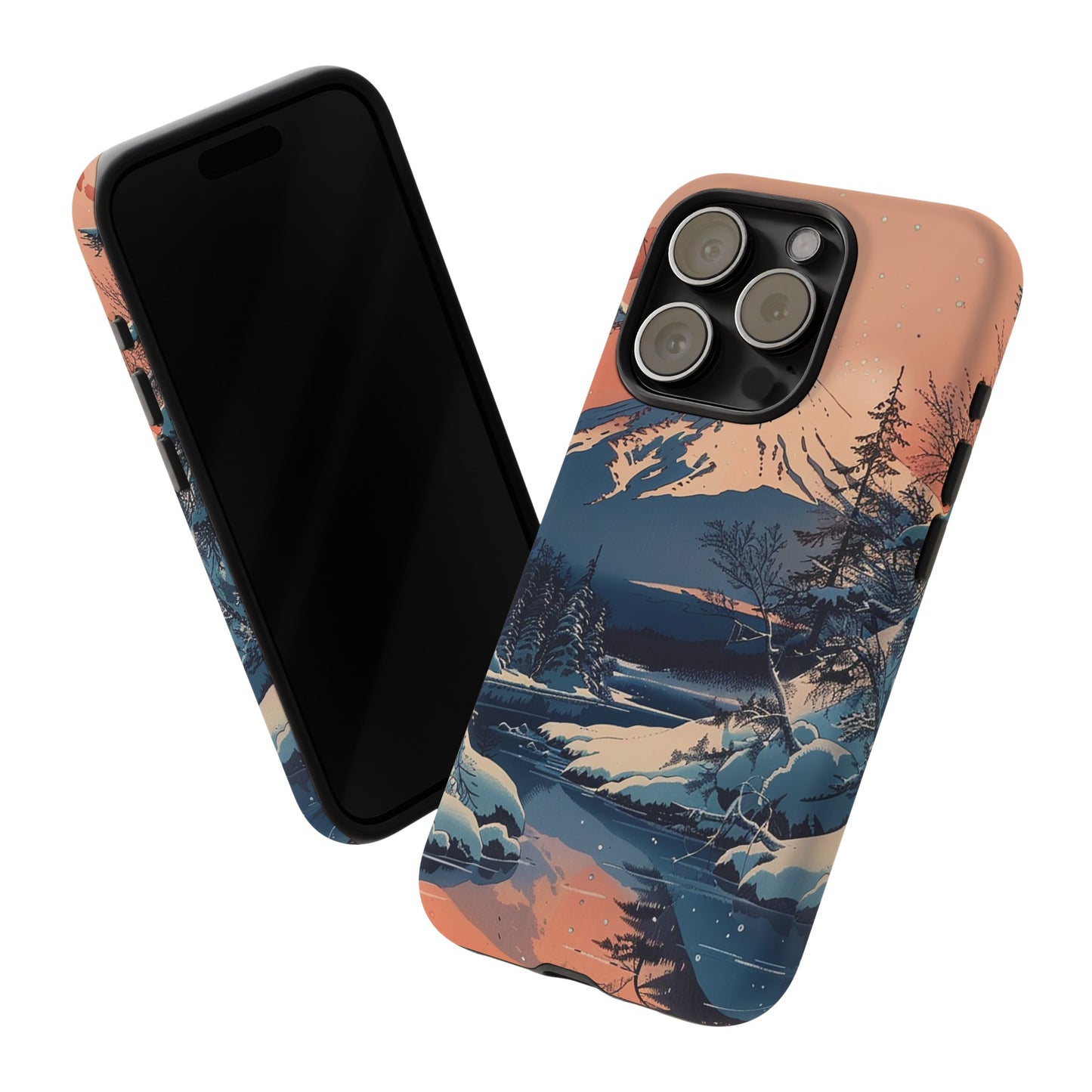 Snow Covered Mountain Tough Phone Case