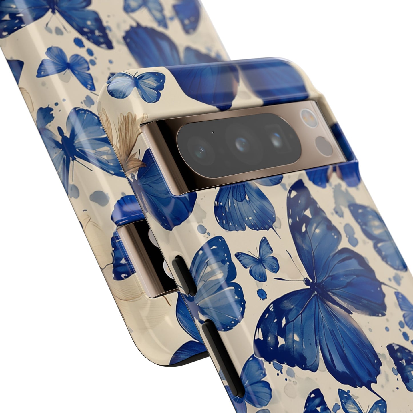 Blue Butterfly Tough Phone Case