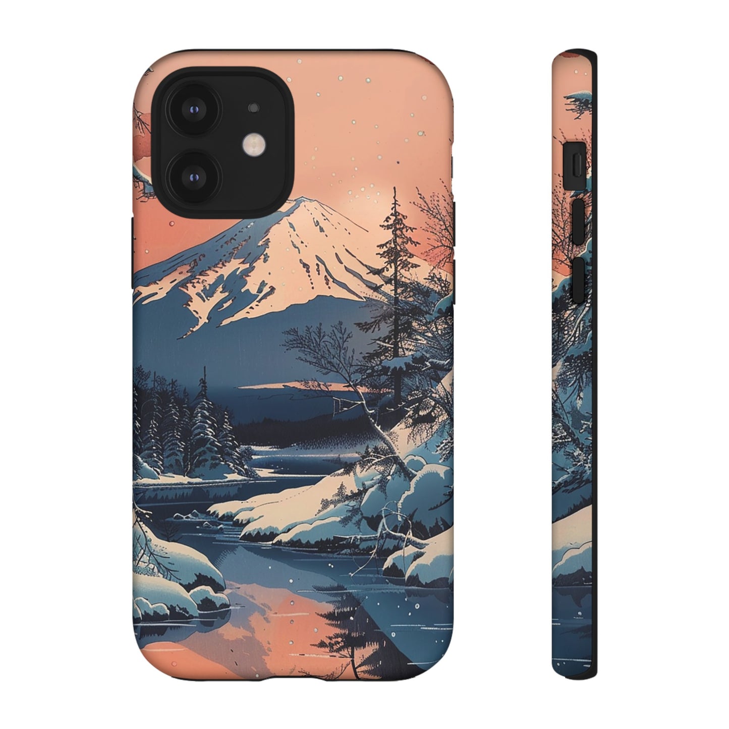 Snow Covered Mountain Tough Phone Case