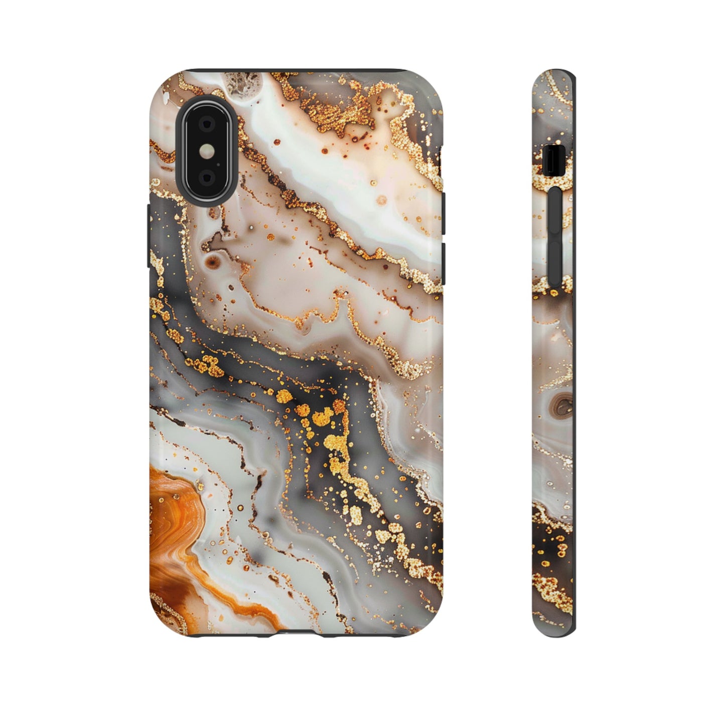 Gold Agate Tough Phone Case