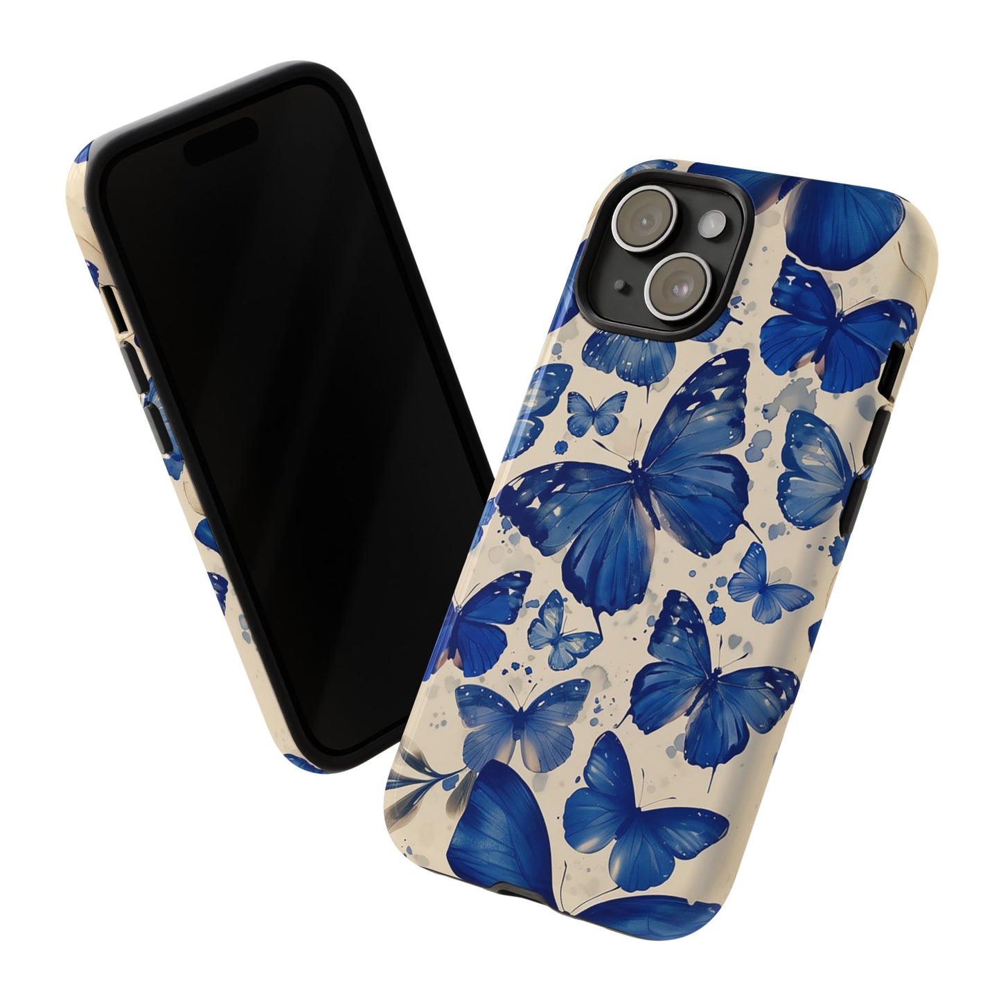 Blue Butterfly Tough Phone Case