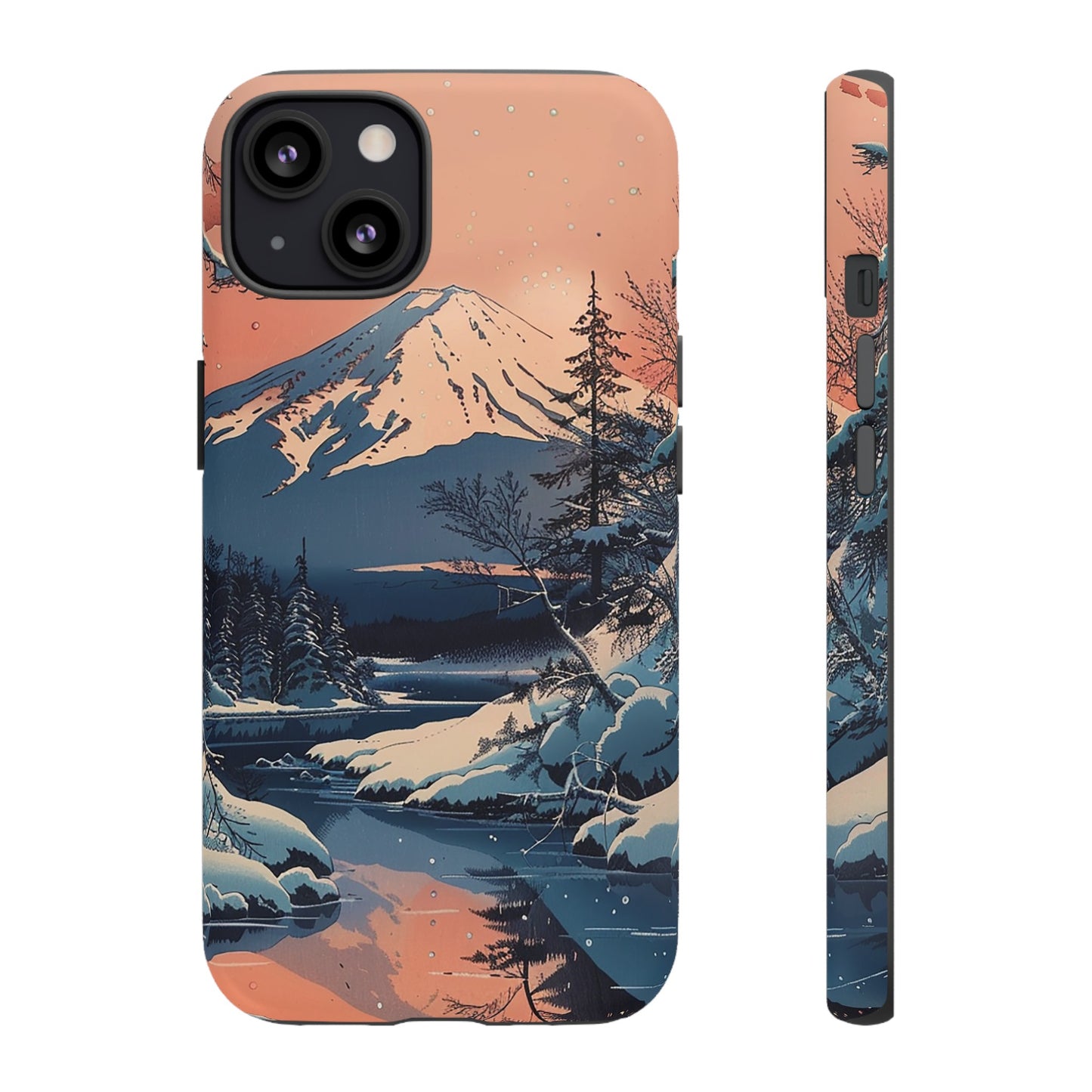 Snow Covered Mountain Tough Phone Case