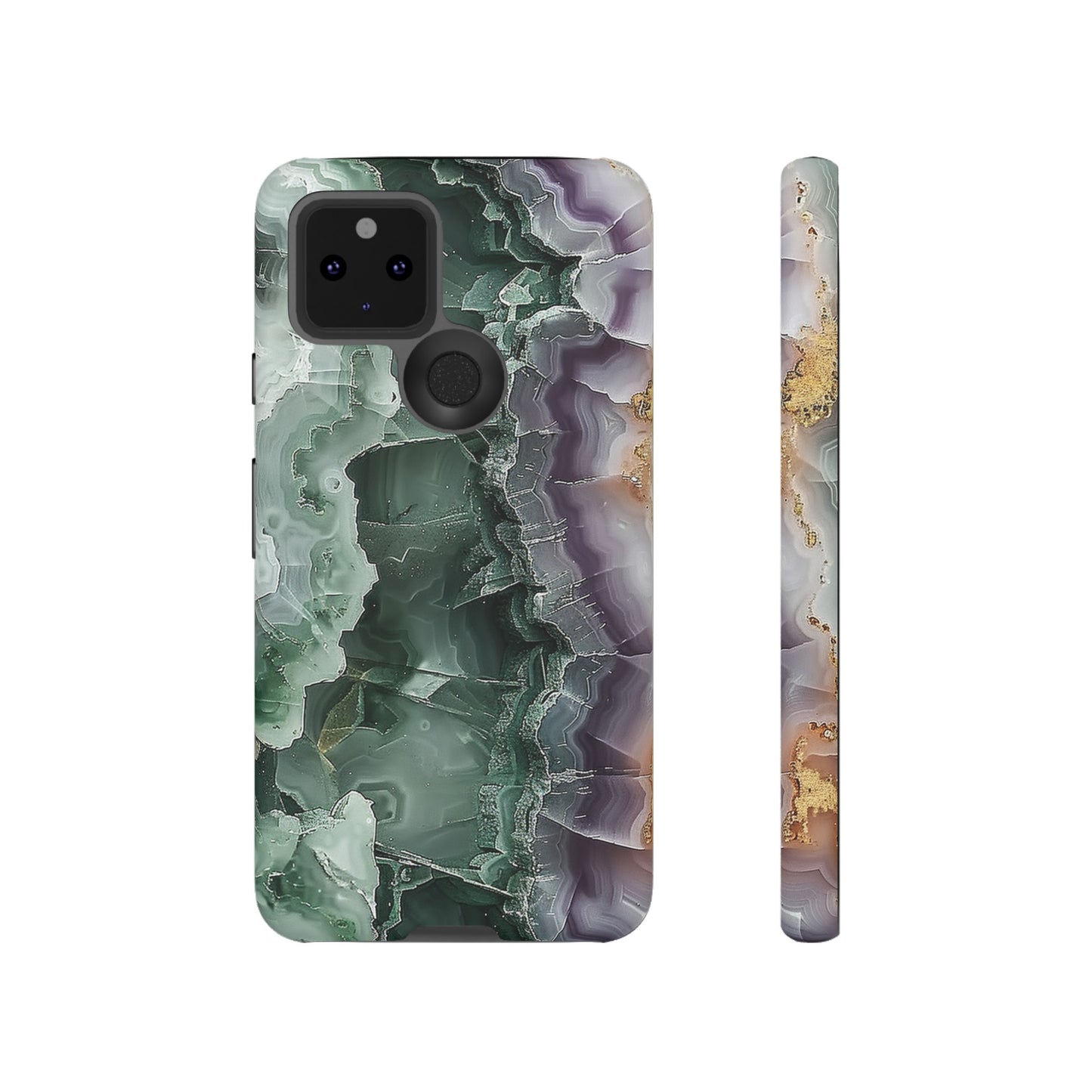 Emerald and Amethyst Tough Phone Case