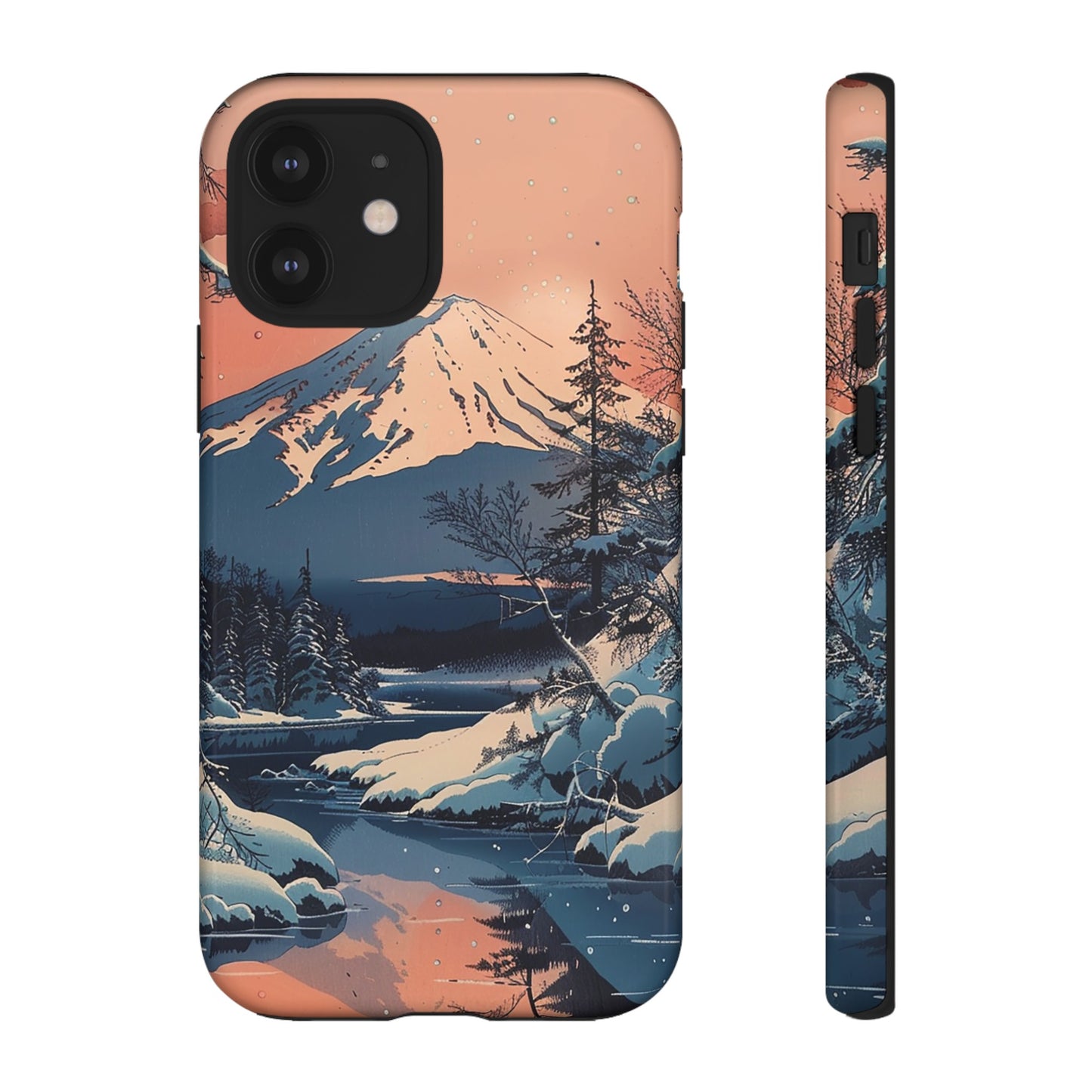 Snow Covered Mountain Tough Phone Case