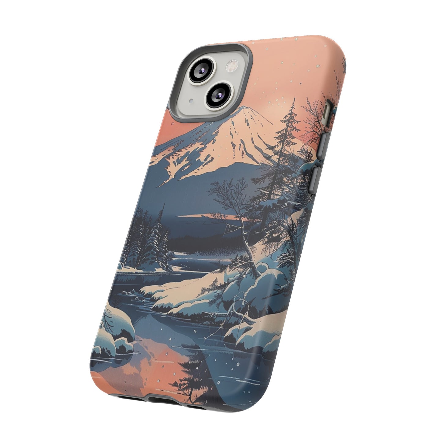 Snow Covered Mountain Tough Phone Case